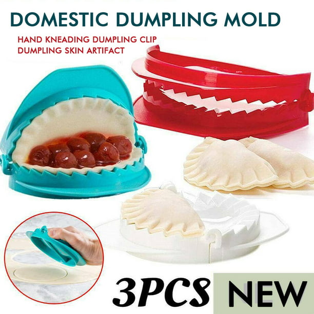 3Pcs/set Dumpling Maker Mould DIY Dough Press Meat Pie Pastry Empanada Mold Tool